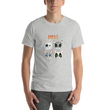 Load image into Gallery viewer, Hiss Funny Cats Kittens Rock Rockin Pun