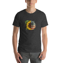 Load image into Gallery viewer, sunflower american flag pattern
