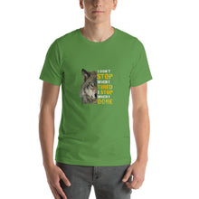 Load image into Gallery viewer, Wolf image, i don't stop when i tired
